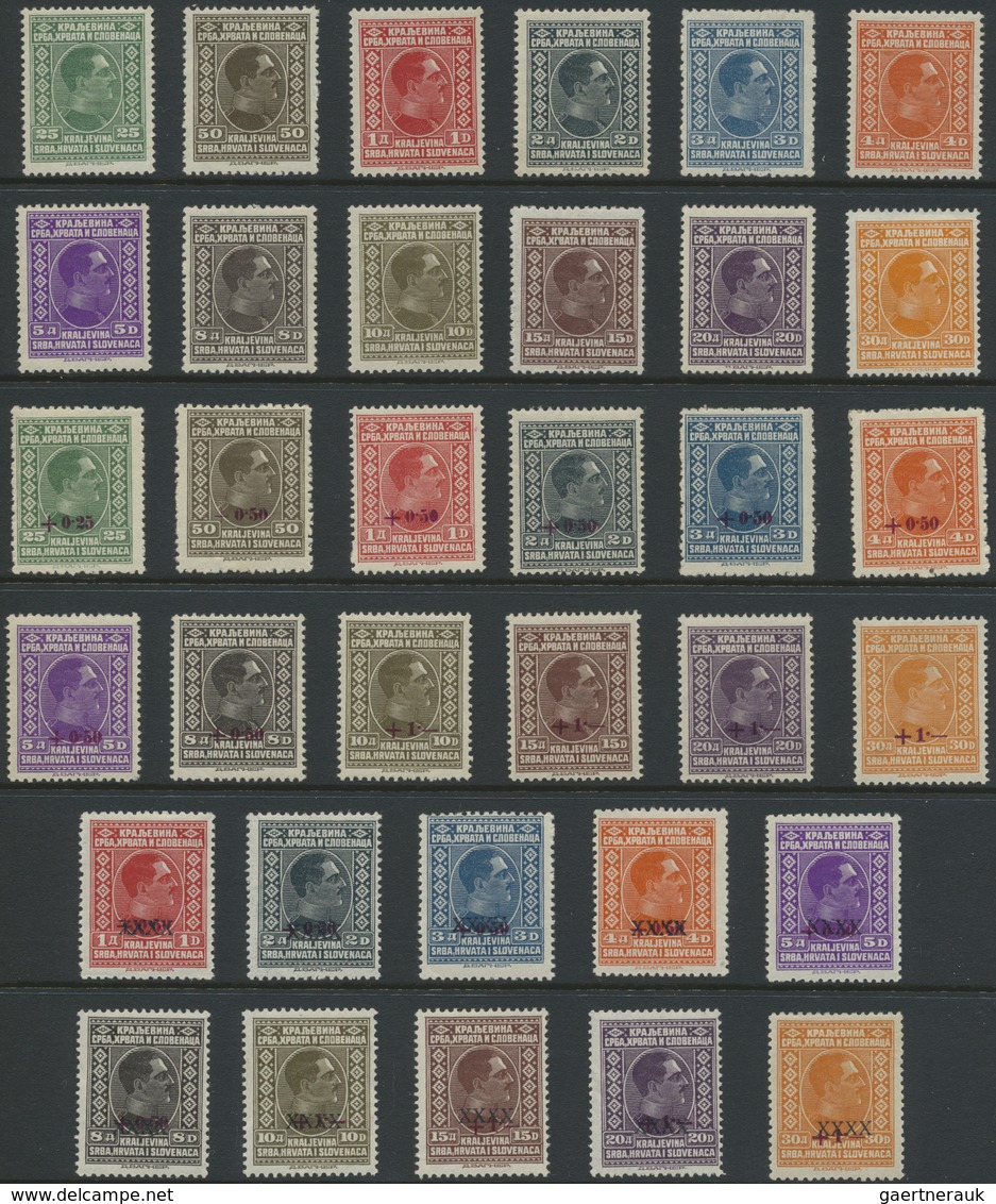 **/* Jugoslawien: 1918-1969: Mint Collection Of Mostly Complete Issues, From 1918 'Issue For Croatia' 10f - Lettres & Documents