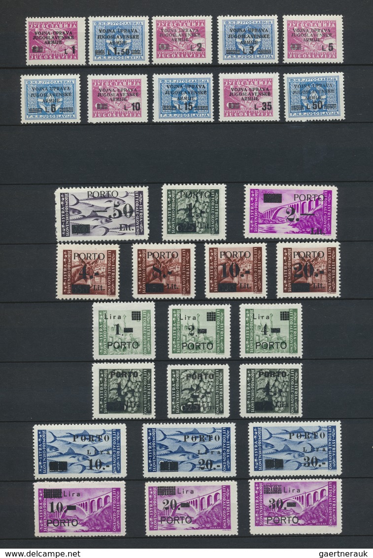 O/* Jugoslawien: 1918/1961, Mint And Used Collection/accumulation In Three Albums, Incl. Some Better Pos - Storia Postale