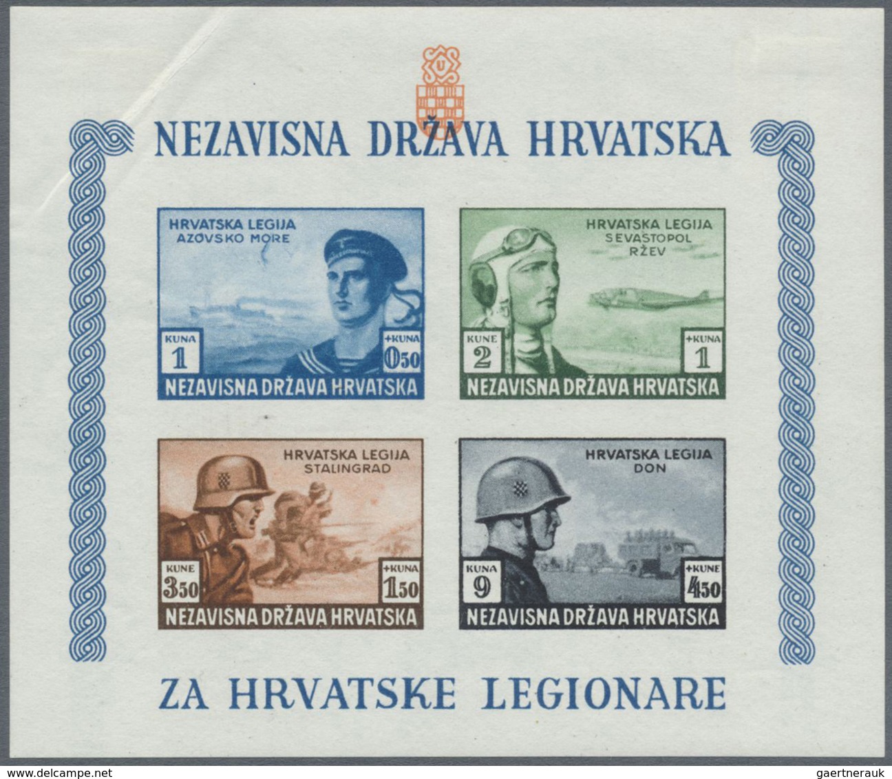 */**/O Kroatien: 1941/1945, Except For A Few Issues Complete Resp Overcomplete Collection Mint Or MNH Incl. - Croatia