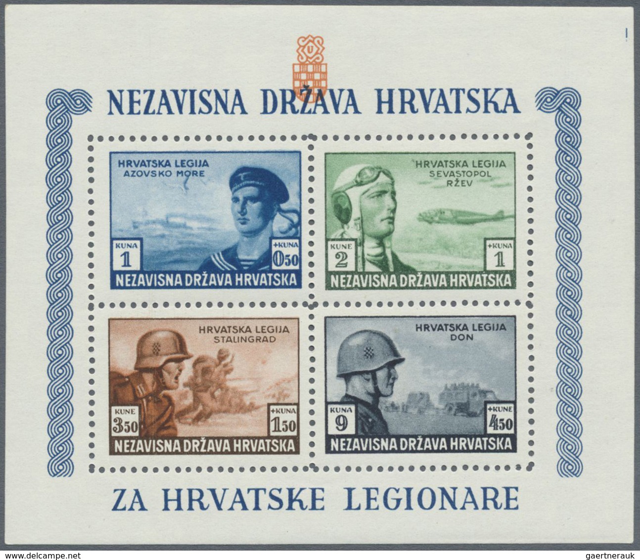 */**/O Kroatien: 1941/1945, Except For A Few Issues Complete Resp Overcomplete Collection Mint Or MNH Incl. - Croatia