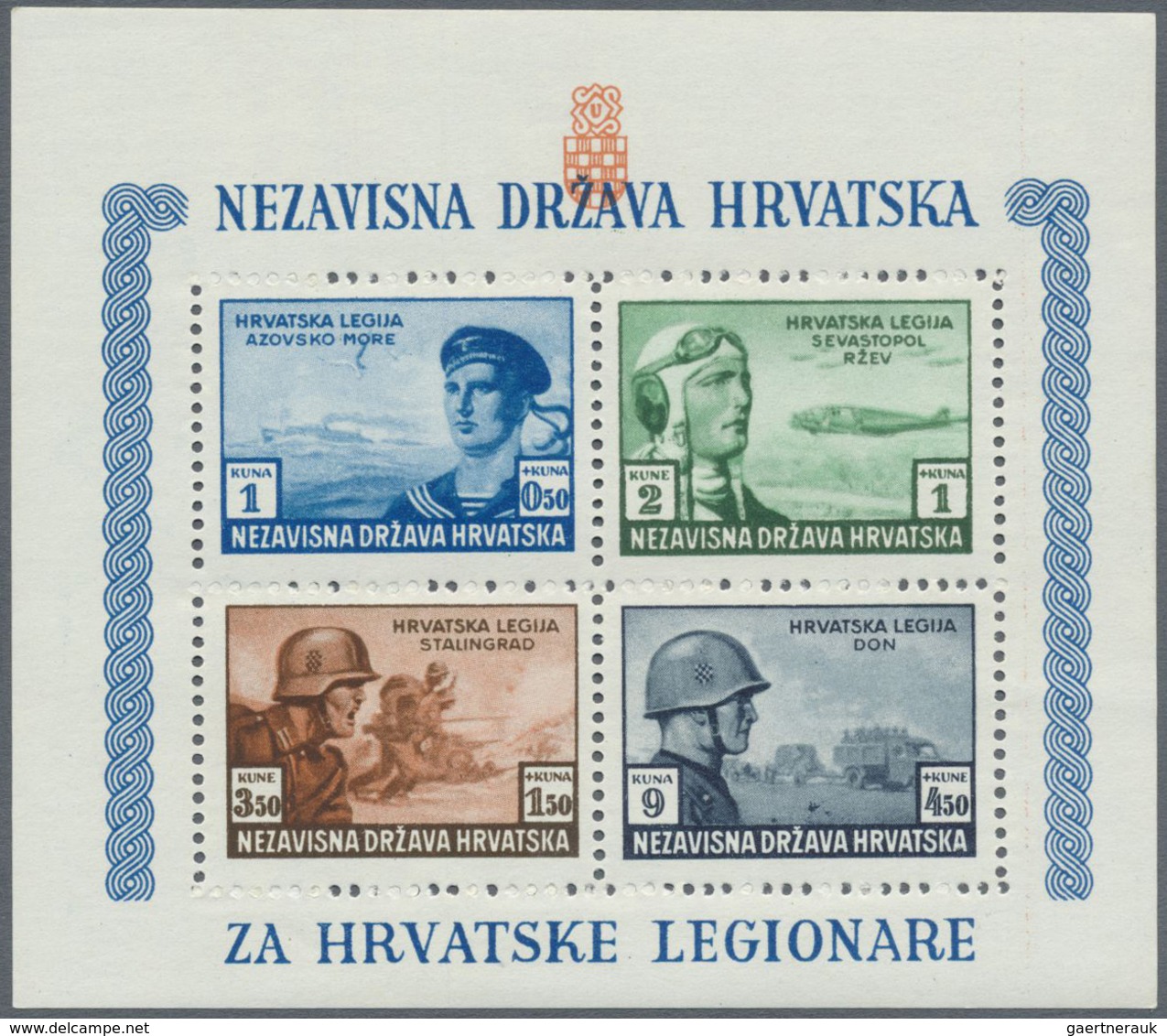 */**/O Kroatien: 1941/1945, Except For A Few Issues Complete Resp Overcomplete Collection Mint Or MNH Incl. - Croatie