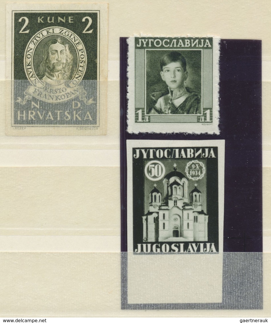 */**/O Kroatien: 1941/1945, Except For A Few Issues Complete Resp Overcomplete Collection Mint Or MNH Incl. - Croatie