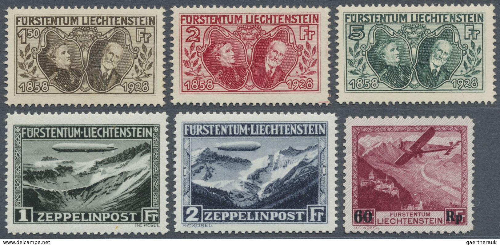 **/*/O Liechtenstein: 1912-2007 Doppelt Geführter Sammlungsbestand In 8 Steckbüchern, Sowohl Gestempelt, Al - Lettres & Documents