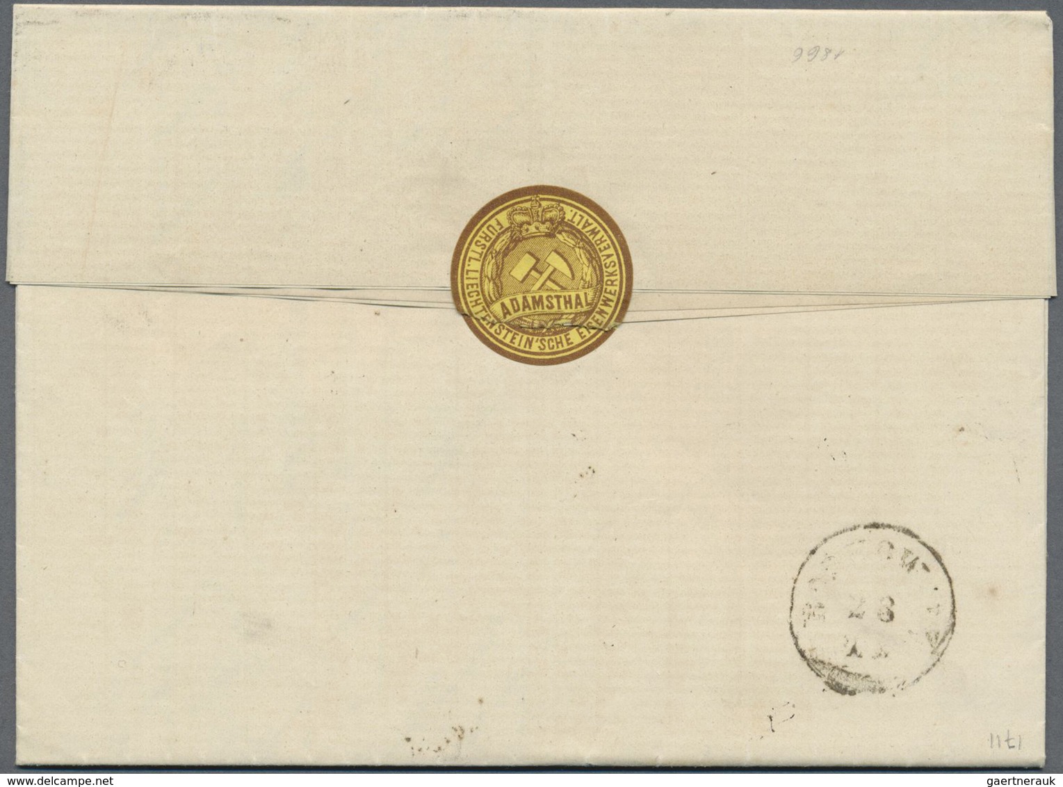 Br/GA Liechtenstein - Besonderheiten: 1794/1900 (ca.), Sammlung Von Ca. 100 Briefen Und Karten Mit Bezug Z - Autres & Non Classés