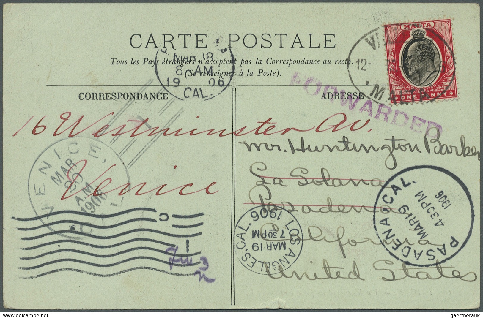 Br/GA Malta: 1878/1951: Group Of 40 Postal Stationeries, Covers And Cards Used To Germany (mostly), Austri - Malte