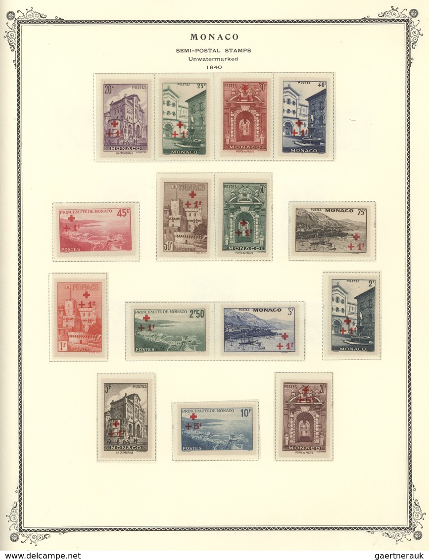 **/*/O Monaco: 1885/1993, Mainly Mint Collection In A Thcik Scott Album, Well Collected Throughout From 1st - Neufs