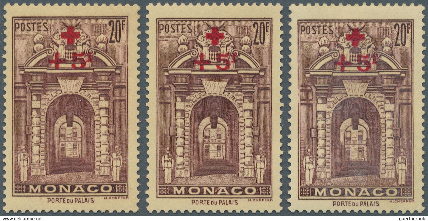 */** Monaco: 1885/1948, Ungebrauchter/postfrischer Lagerposten Auf Stecktafeln, Dicht Gesteckt Mit Guter - Neufs