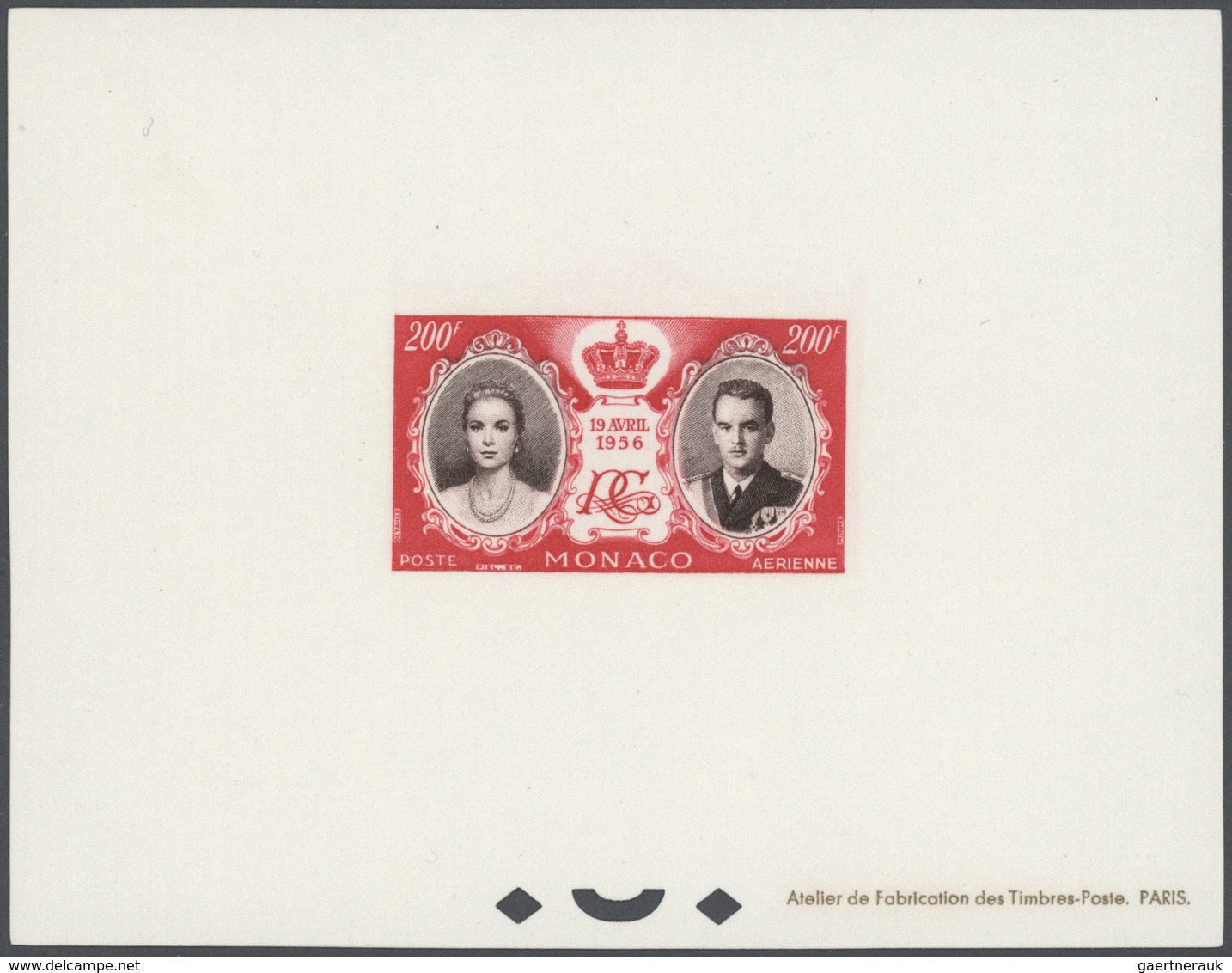 **/(*) Monaco: 1956, Royal Wedding, Presentation Book Comprising A Mint And A Used Set, Both Bloc Specieux - Neufs