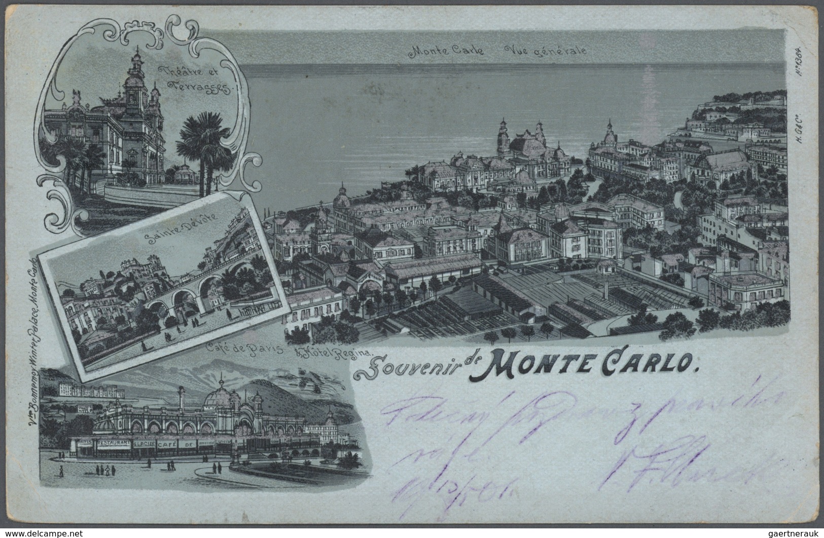 Monaco - Besonderheiten: 1895/1920, Stock Of Around 1,700 Historical Picture Postcards In Common Com - Autres & Non Classés