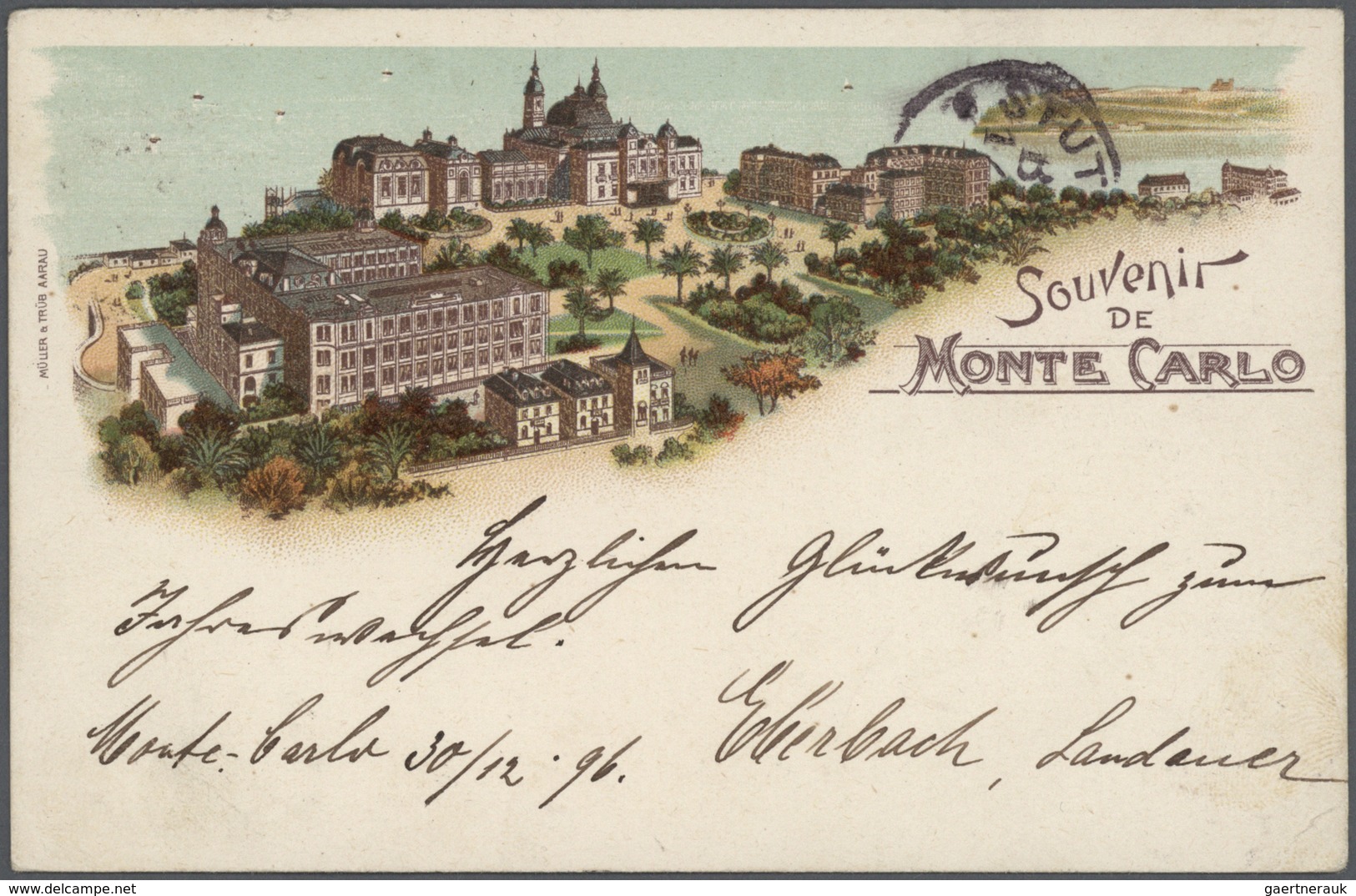 Monaco - Besonderheiten: 1895/1920, Stock of around 1,700 historical picture postcards in common com