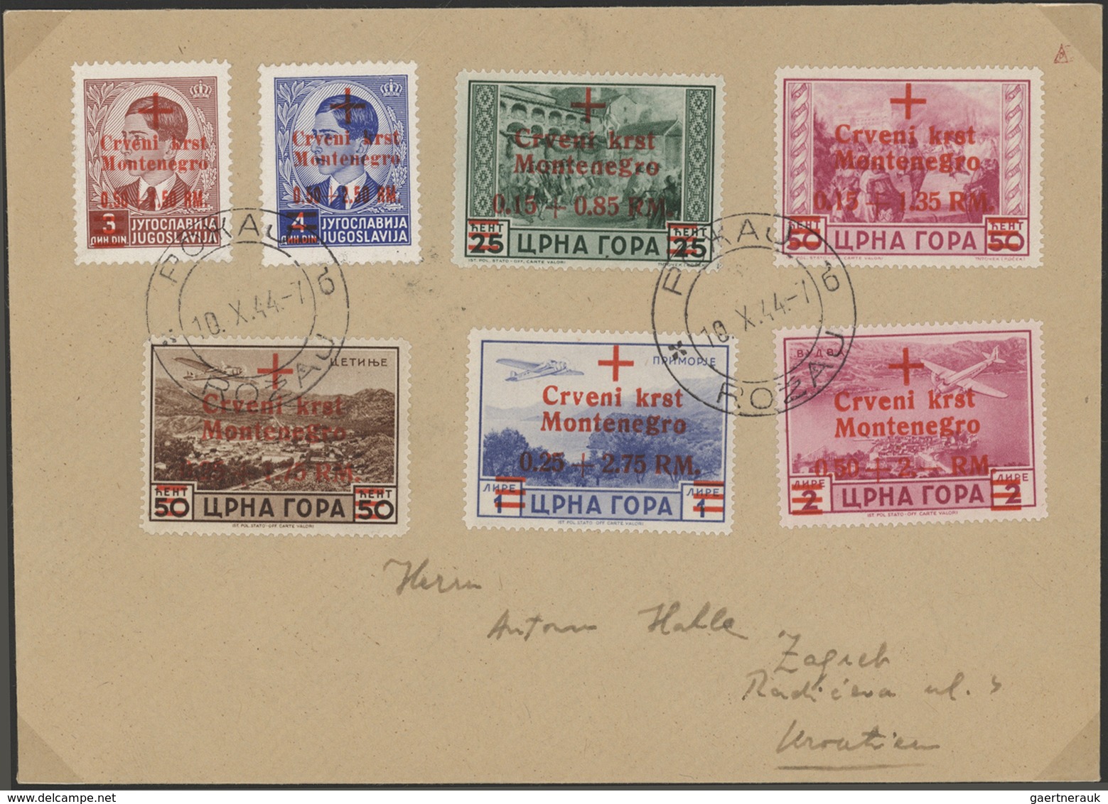 */O/Br/** Montenegro: 1874/1918 + 1941/1945: Exhibition Collection "Montenegro" In Three Albums And One Sheet - Montenegro