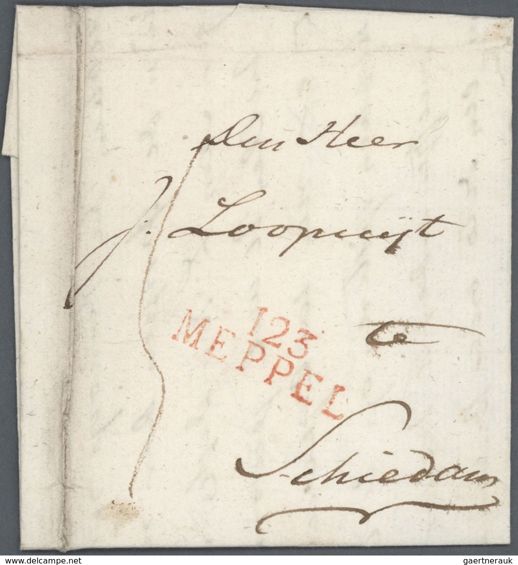 Br Niederlande - Vorphilatelie: 1676- 1865 Interessante Vorphilatelistische Sammlung Von 80 Meist Gut E - ...-1852 Préphilatélie