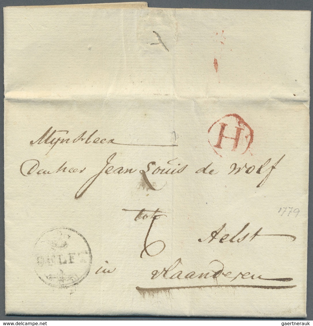 Br Niederlande - Vorphilatelie: 1700/1868, Gehaltvolle Sammlung Mit über 60 Briefen Im Album. Dabei 3 B - ...-1852 Prephilately