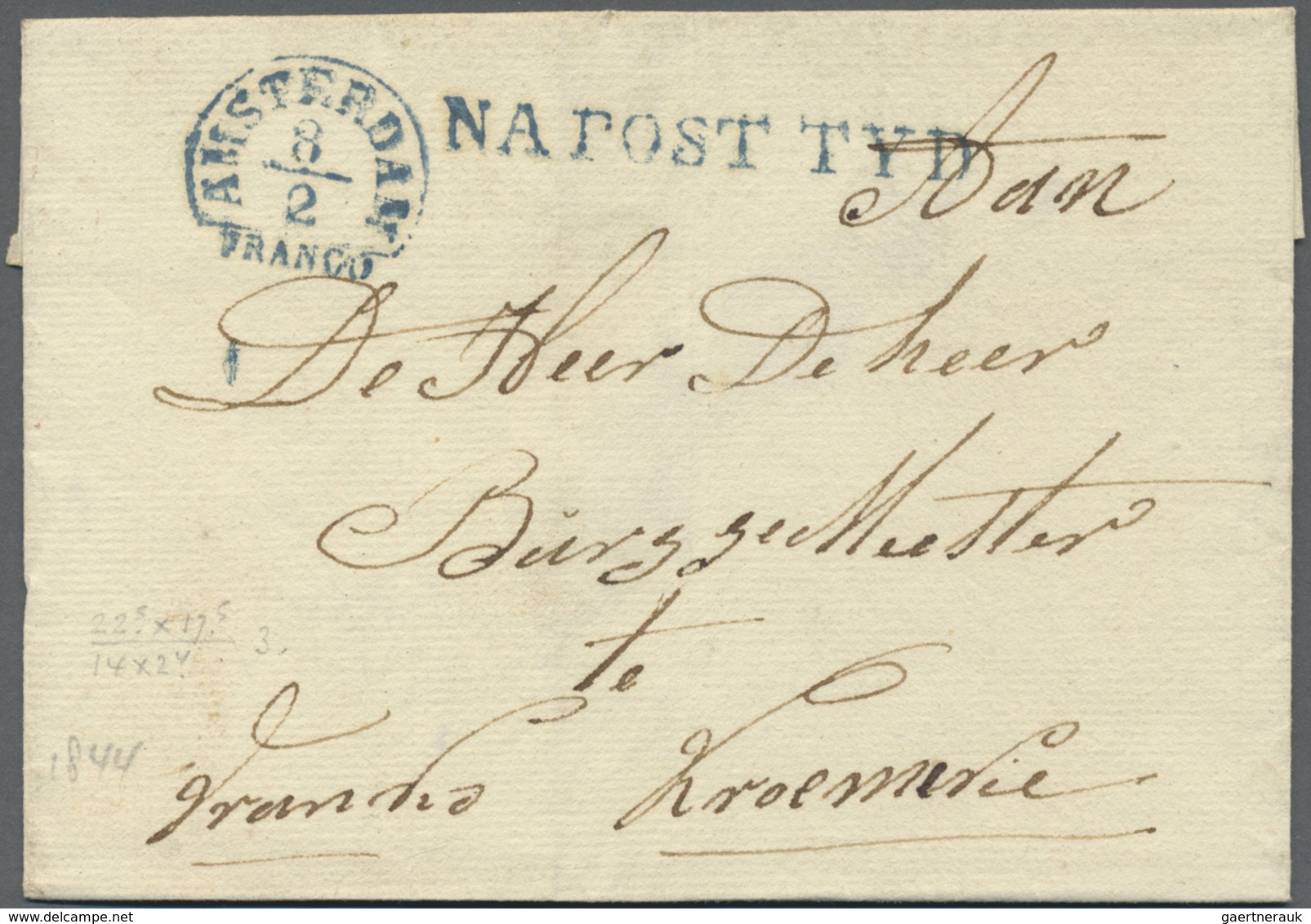 Br Niederlande - Vorphilatelie: 1798/1860, Tolle Partie Von Ca. 115 Belegen Mit Vielen Interessanten St - ...-1852 Prephilately