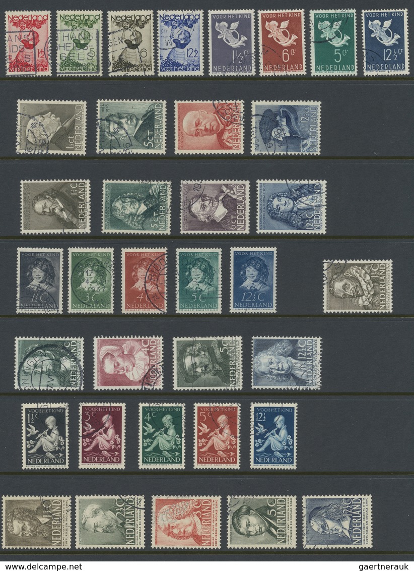 O Niederlande: 1852/1970, Used Collection In A Binder, From 1st Issue, Several Better Stamps Noted Lik - Autres & Non Classés