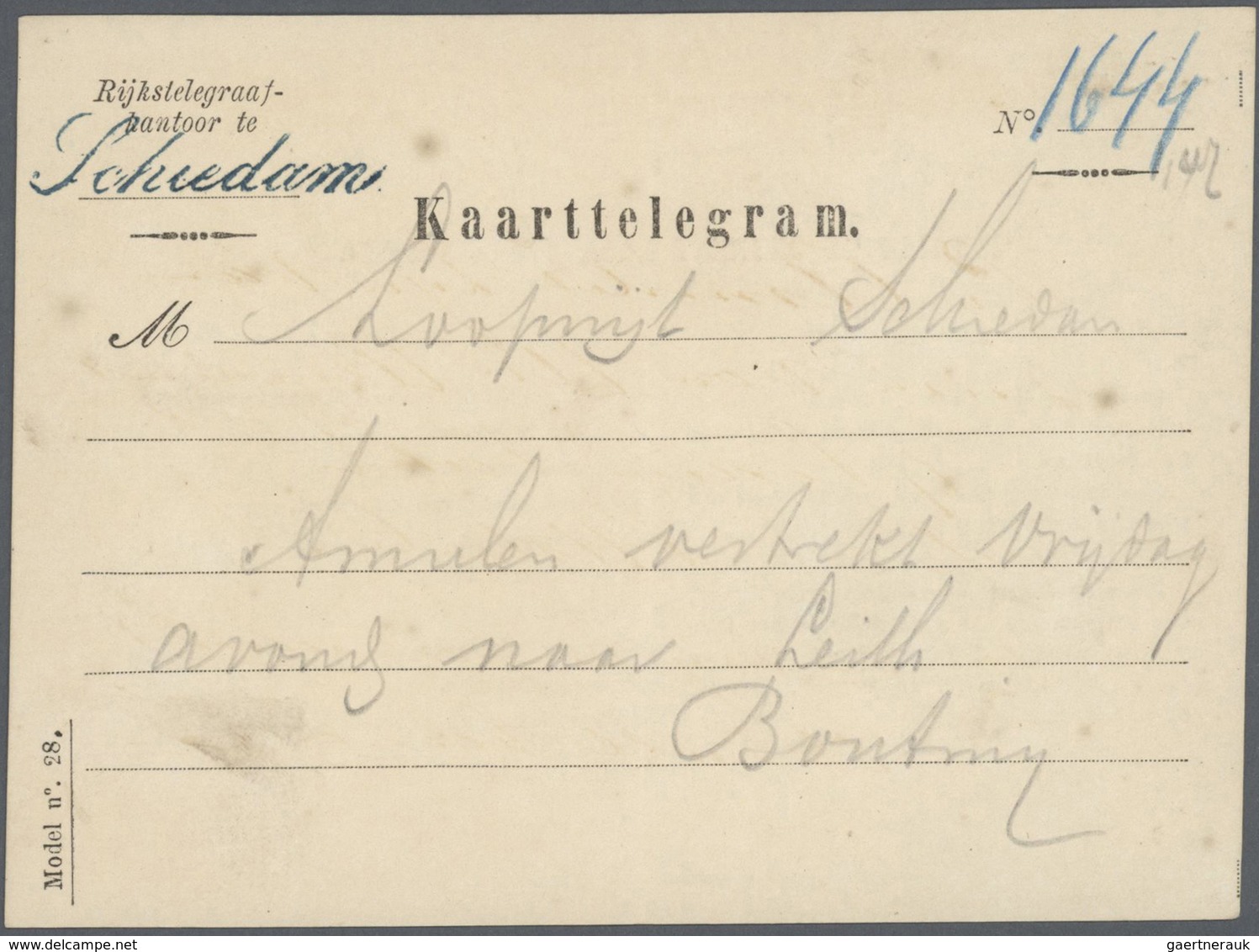 GA/Br/Brfst Niederlande: 1869 - 1930 ca. Spannende Partie von über 100 Belegen, dabei Briefe, Ganzsachen, einieg