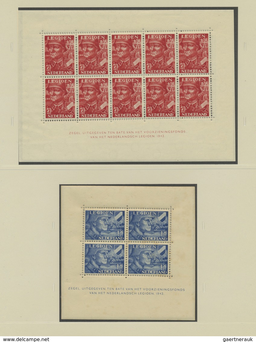 ** Niederlande: 1900/1988 (ca): Postfrische (im Anfang Auch Gestempelte Und Ungebrauchte) Sammlung Im 2 - Autres & Non Classés