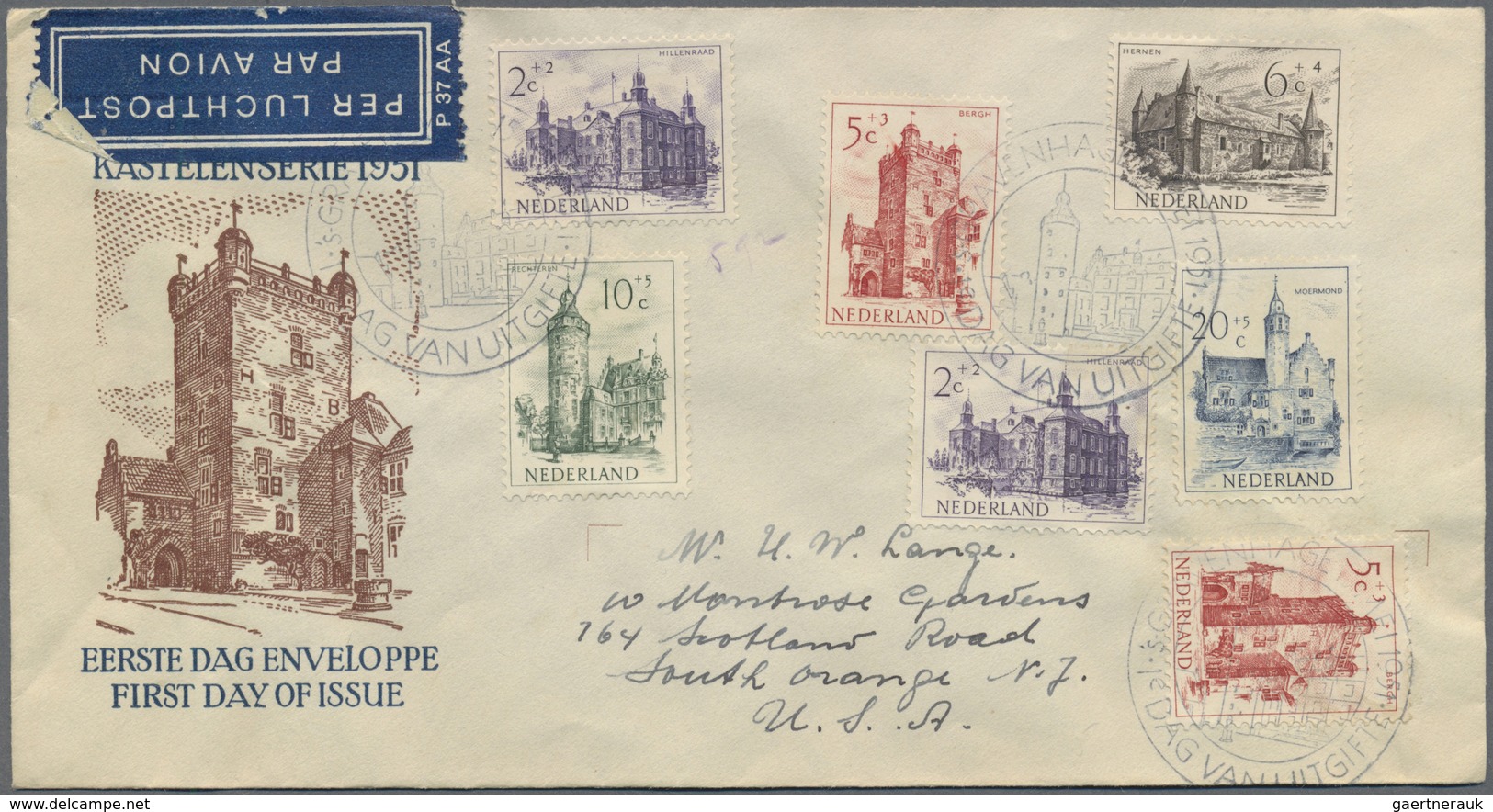 Br Niederlande: 1940/1963, Posten Mit Schwerpunkt Bei Den Schmuck-FDC (wenig Andere Post) Mit Ca. 200 B - Other & Unclassified