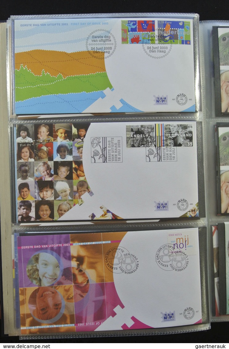 Niederlande: 2002/14: Complete unaddressed collection of the euro period, including the A-numbers, f