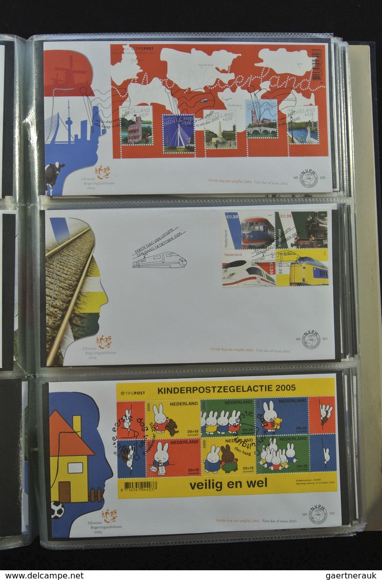 Niederlande: 2002/14: Complete unaddressed collection of the euro period, including the A-numbers, f