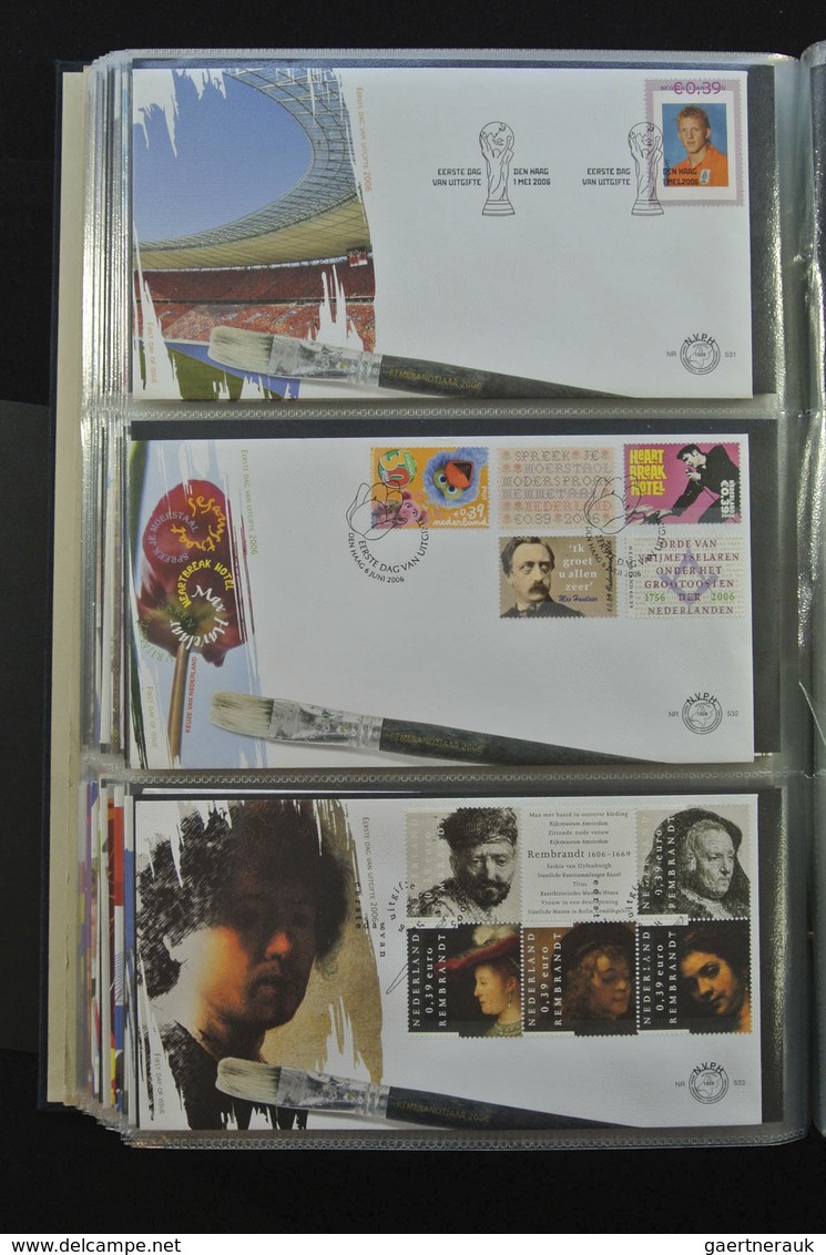 Niederlande: 2002/14: Complete unaddressed collection of the euro period, including the A-numbers, f