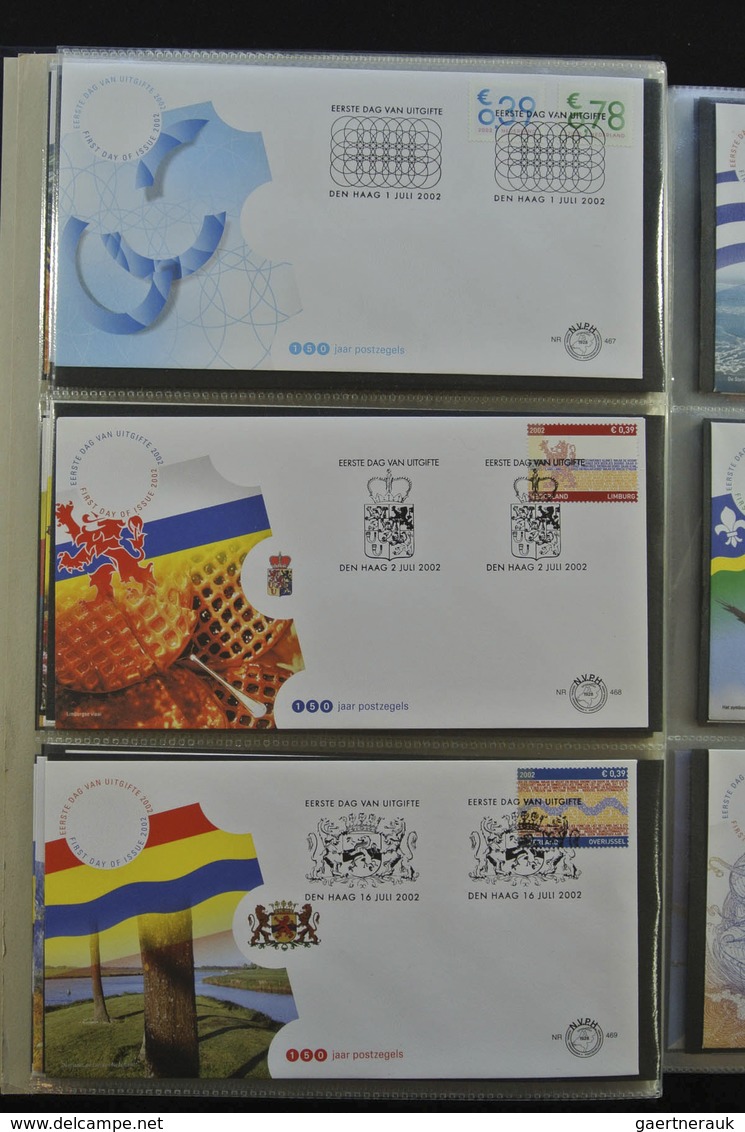 Niederlande: 2002/14: Complete unaddressed collection of the euro period, including the A-numbers, f