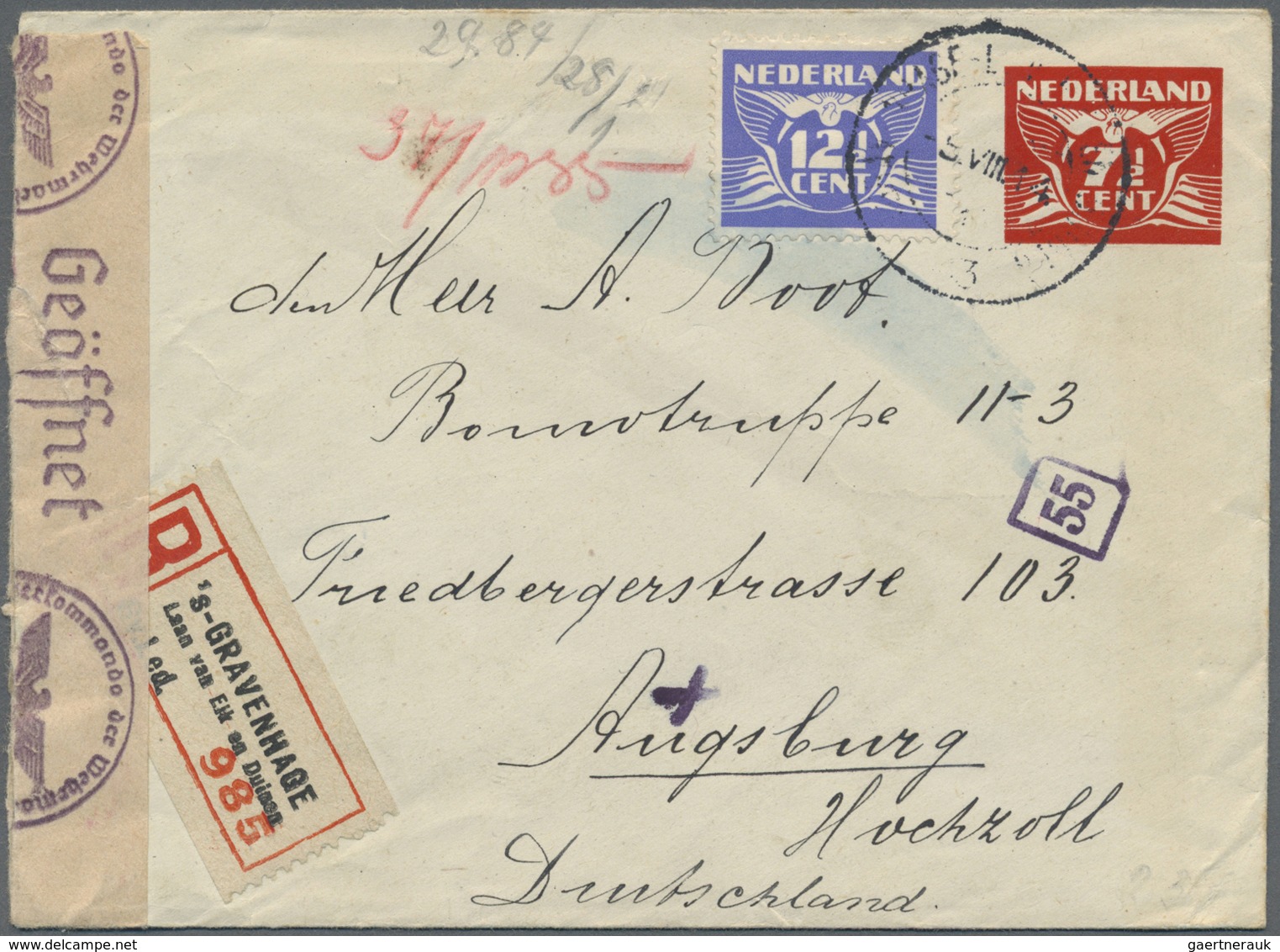GA Niederlande - Ganzsachen: 1871/1955, Comprehensive Accumulation With More Than 200 Mint/used Postal - Entiers Postaux