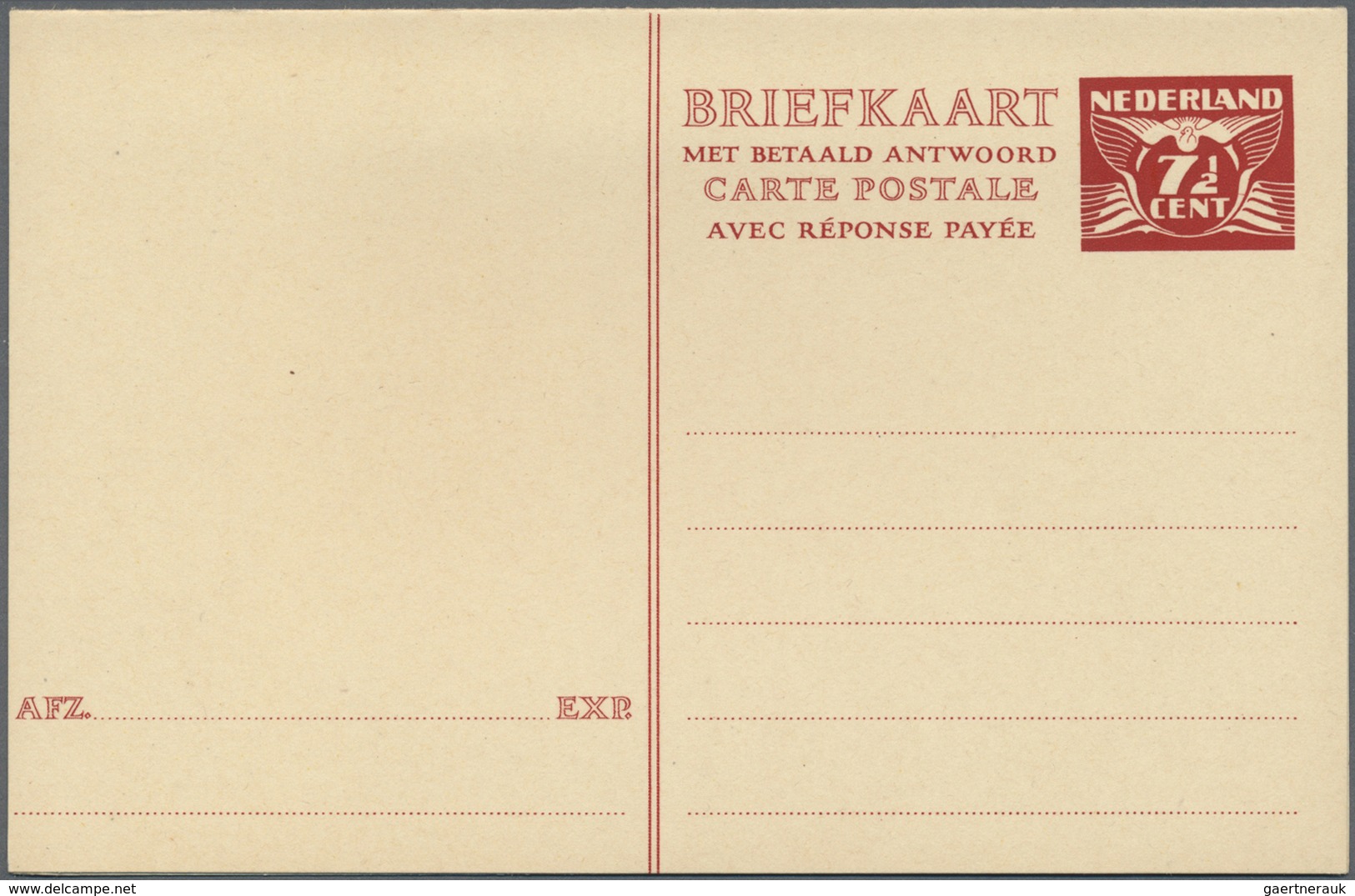 GA Niederlande - Ganzsachen: 1872/1947, Collection Of Apprx. 117 (apparently Mainly Different) Unused S - Entiers Postaux