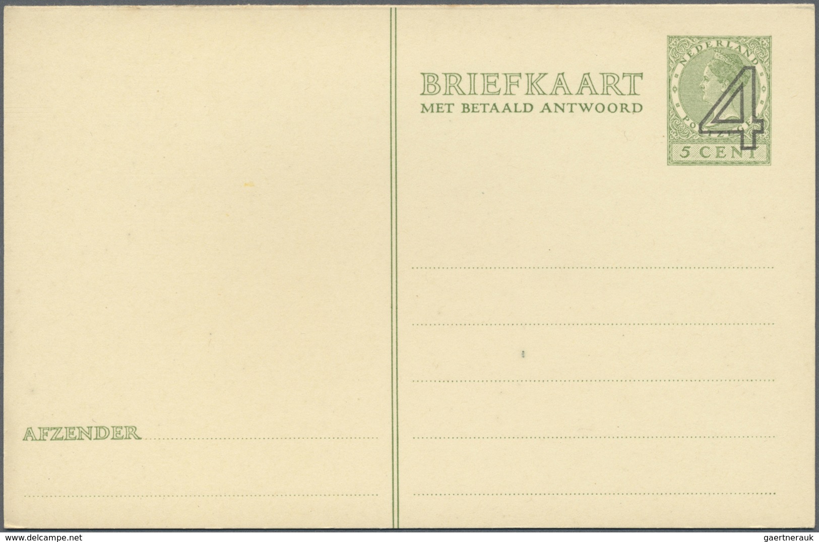 GA Niederlande - Ganzsachen: 1872/1947, Collection Of Apprx. 117 (apparently Mainly Different) Unused S - Entiers Postaux