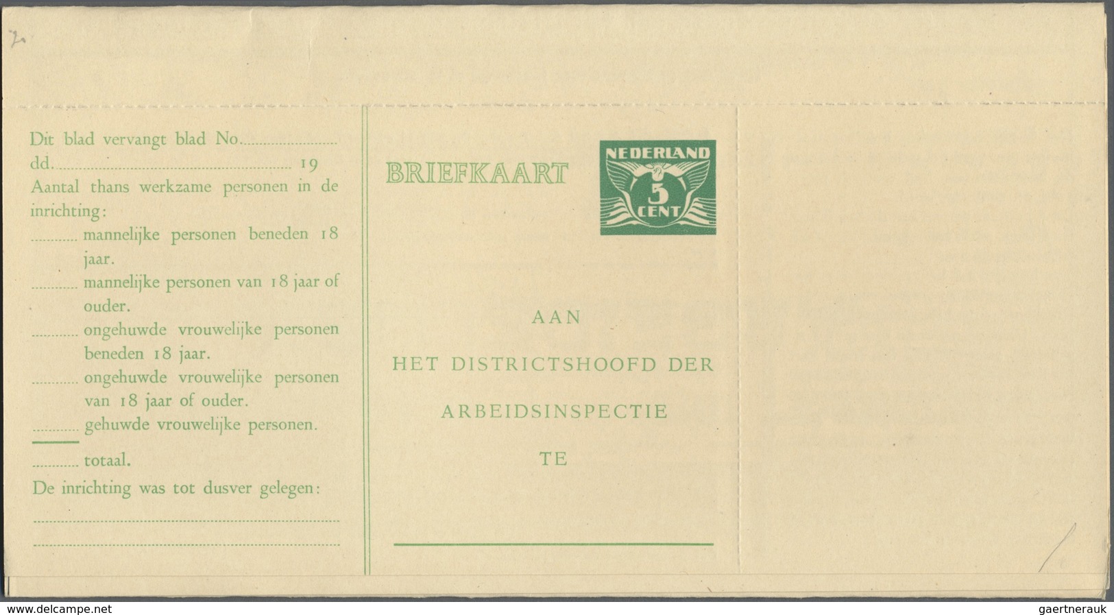 GA Niederlande - Ganzsachen: 1872/1947, collection of apprx. 117 (apparently mainly different) unused s