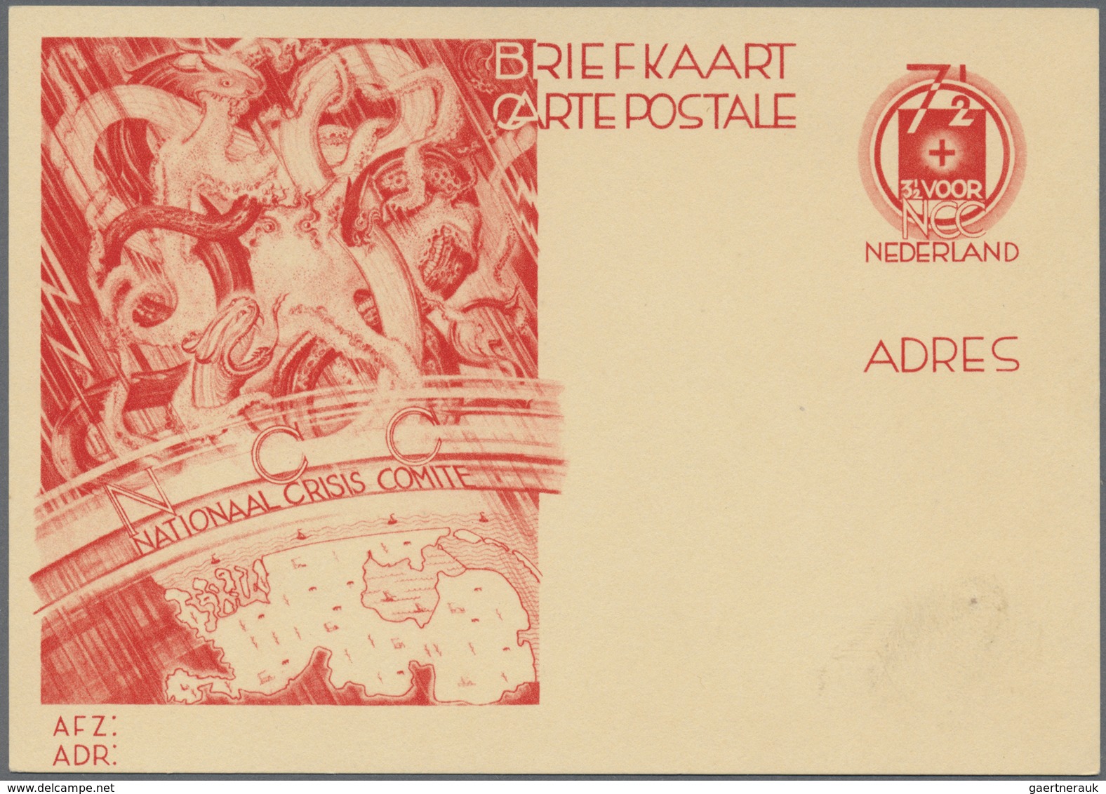 GA Niederlande - Ganzsachen: 1933/1990 (ca.), Accumulation Of Several Hundred Unused Stationeries With - Postal Stationery