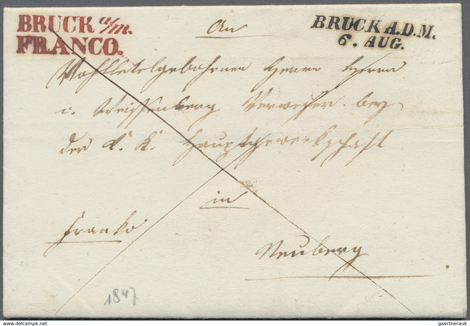 Br Österreich - Vorphilatelie: 1771/1850 Ca., Interessante Partie Mit Ca. 40 Belegen. Dabei Viele Besse - ...-1850 Préphilatélie