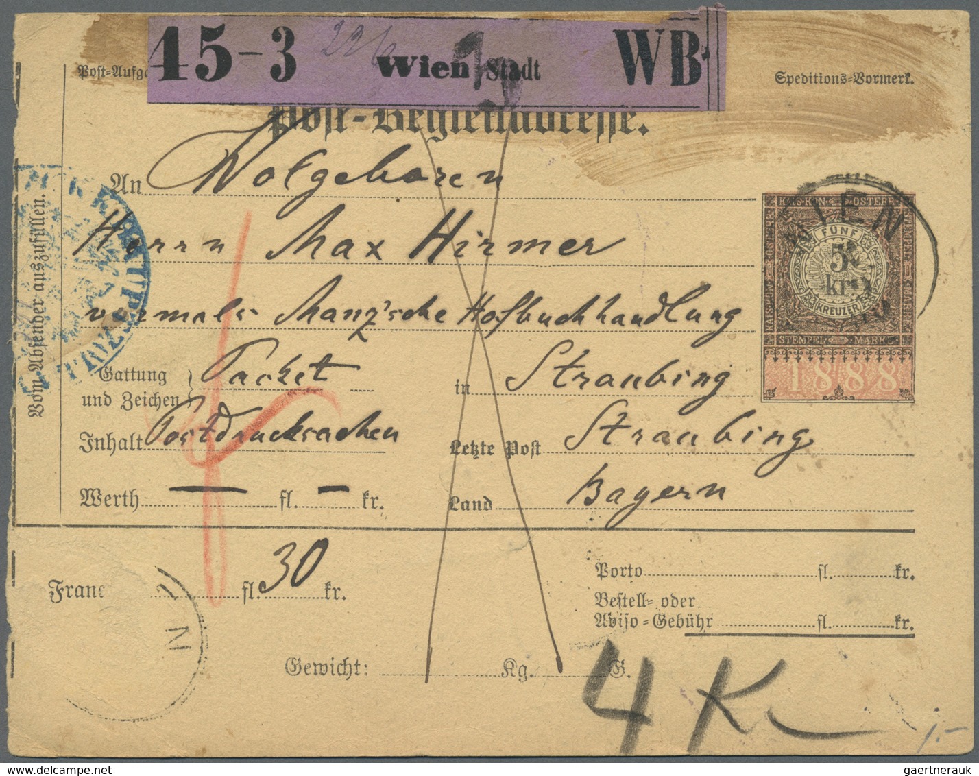 Br/GA Österreich: 1809/1960, Lot Von Ca. 25 Belegen Mit U.a. Vorphilabriefen, 3. Reich Mischfrankaturen Bi - Nuovi