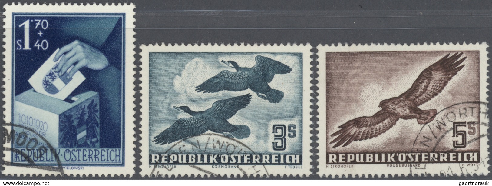 O/*/**/Br Österreich: 1850/1985, Saubere, Gemischt Zusammengetragene Sammlung In 2 Leuchtturm-Falzlos-Vordruck - Neufs