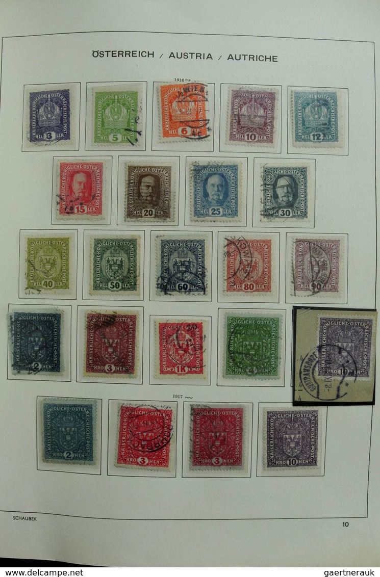 Österreich: 1850/1985: Extensive, MNH, mint hinged and used collection Austria and territories 1850-