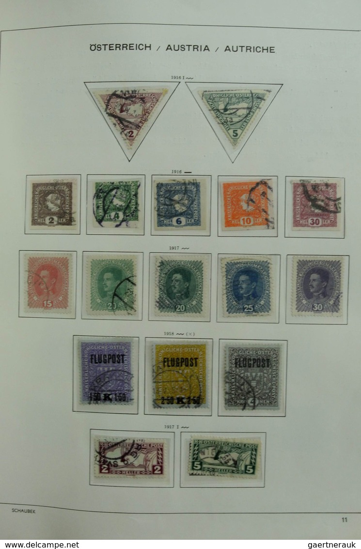 Österreich: 1850/1985: Extensive, MNH, mint hinged and used collection Austria and territories 1850-