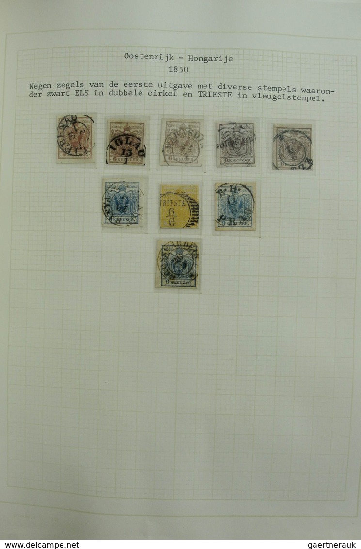 Österreich: 1850/1985: Extensive, MNH, mint hinged and used collection Austria and territories 1850-