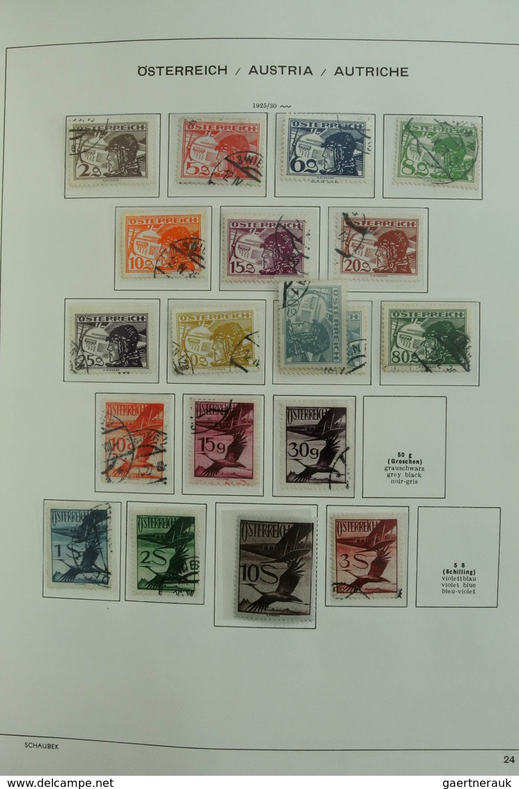 Österreich: 1850/1985: Extensive, MNH, mint hinged and used collection Austria and territories 1850-