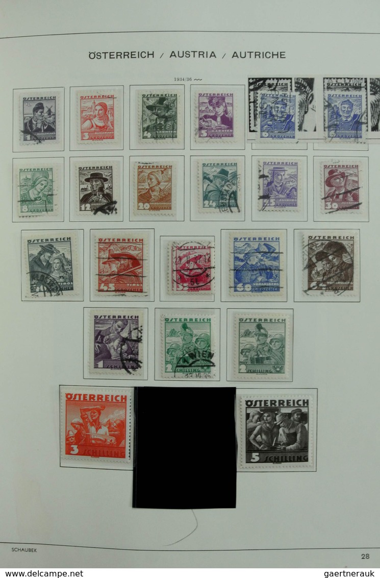 Österreich: 1850/1985: Extensive, MNH, mint hinged and used collection Austria and territories 1850-