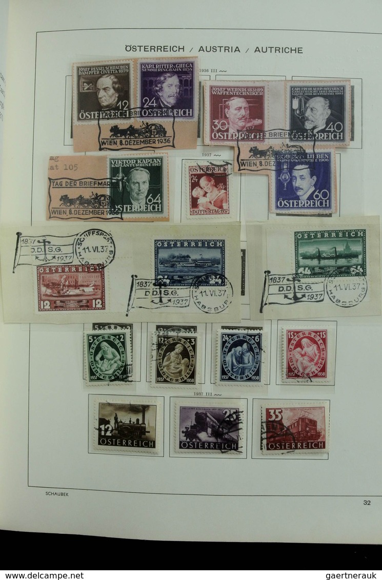 Österreich: 1850/1985: Extensive, MNH, mint hinged and used collection Austria and territories 1850-