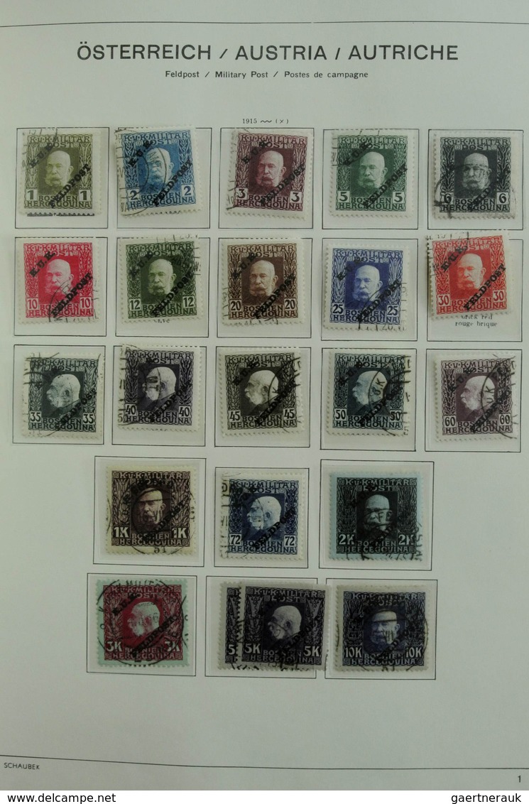 Österreich: 1850/1985: Extensive, MNH, mint hinged and used collection Austria and territories 1850-