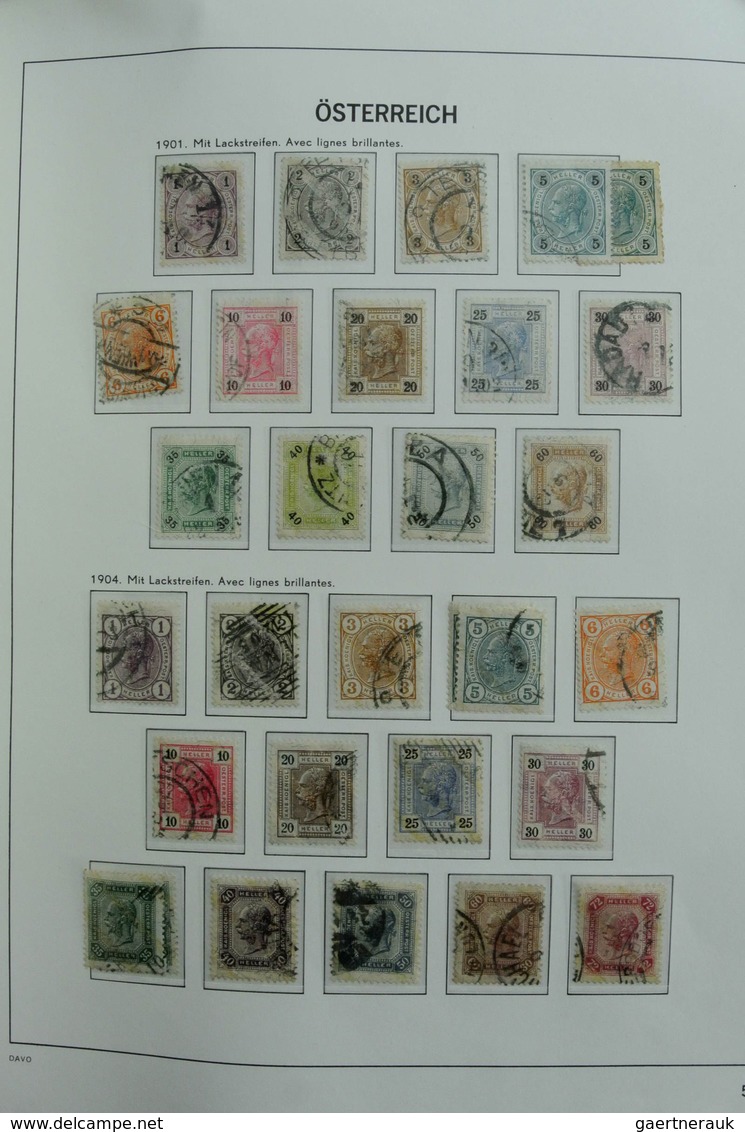 Österreich: 1850/1985: Extensive, MNH, mint hinged and used collection Austria and territories 1850-