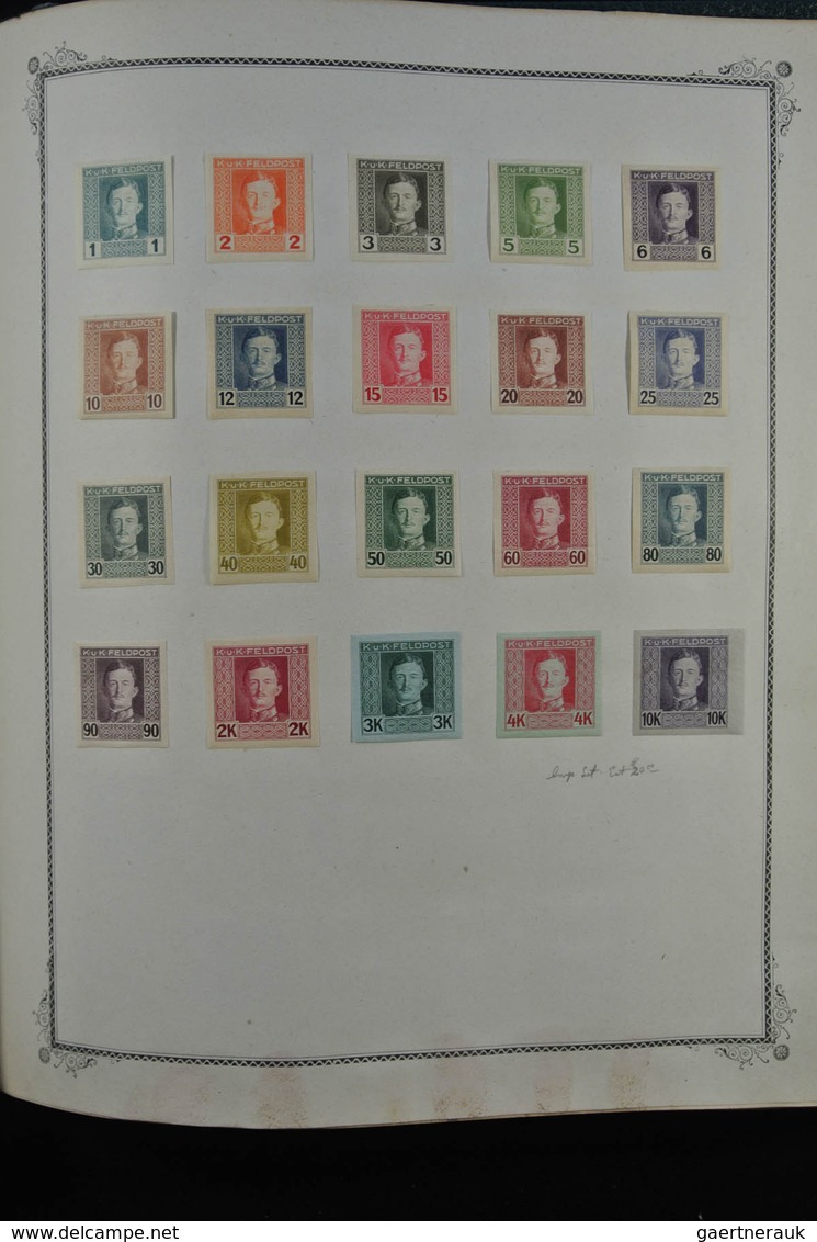 Österreich: 1850/1947: Extremely well filled, mostly mint hinged collection Austria 1850-1947 in Sco