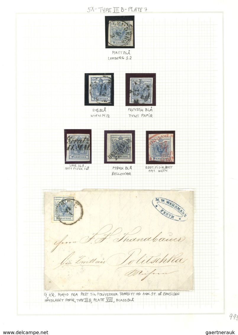 O/Brfst/Br Österreich: 1850/1918, Umfangreiche, Meist Gestempelter Sammlungs-Bestand Inkl. Porto- Und Zeitungss - Neufs
