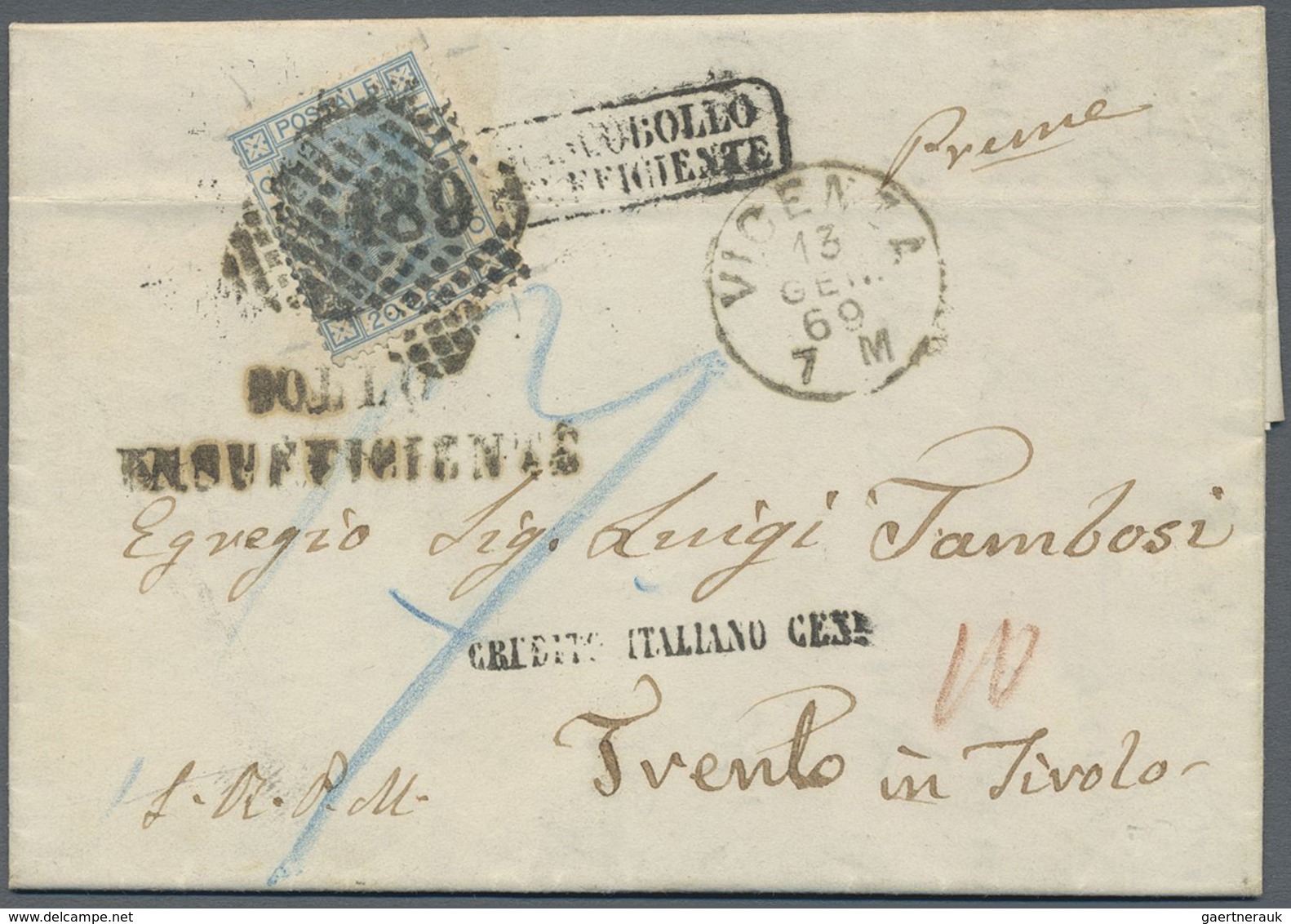 Br/GA Österreich: 1850/1900 (ca.), Sammlung Von Ca. 80 NACHPORTO-Belege Mit Verschiedensten Taxierungsform - Neufs