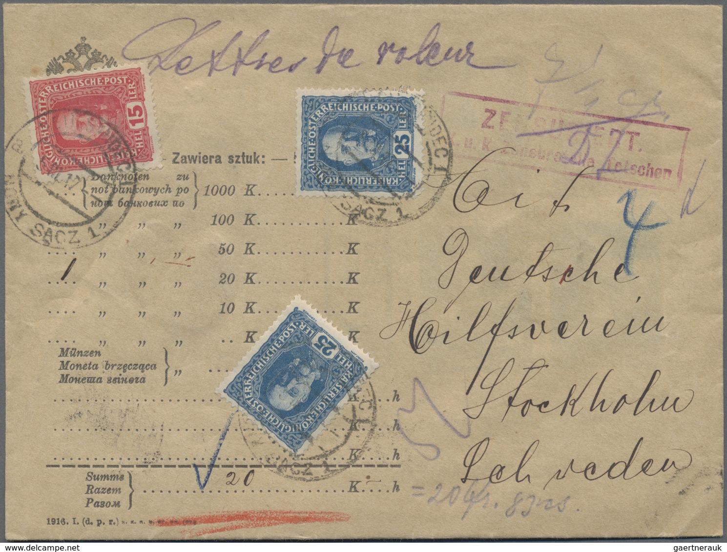 Br/GA Österreich: 1880/1960 (ca.), über 200 Briefe, Karten Und Ganzsachen, Dabei Bedarfspost (u.a. Geldbri - Neufs