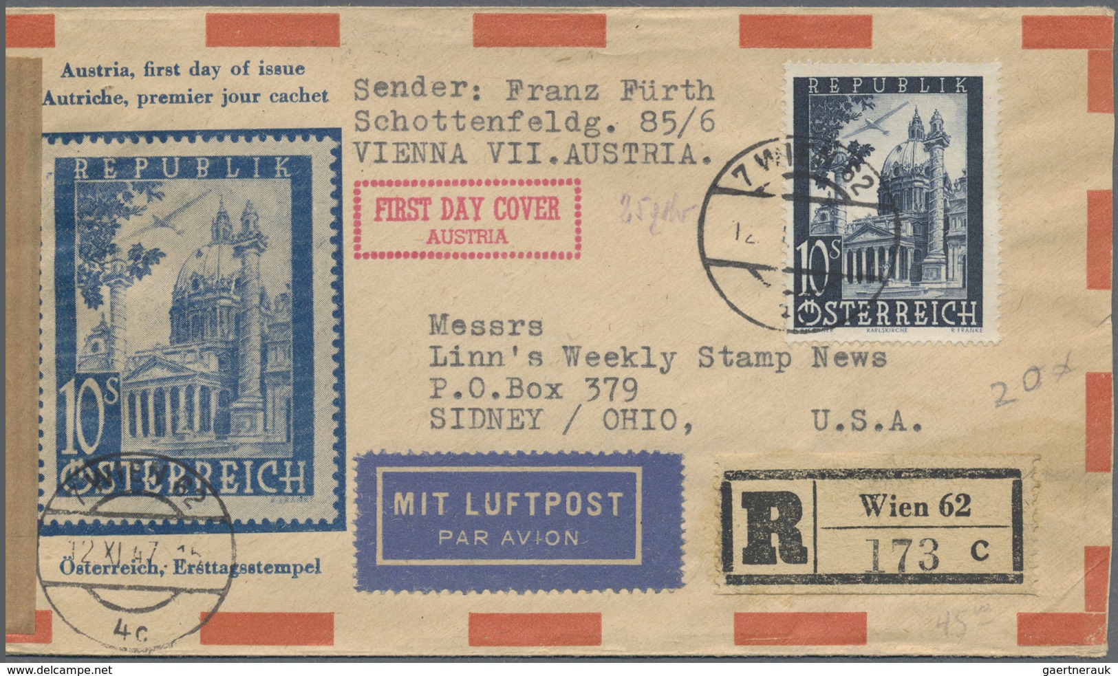 Br/GA Österreich: 1880/1960 (ca.), über 200 Briefe, Karten und Ganzsachen, dabei Bedarfspost (u.a. Geldbri