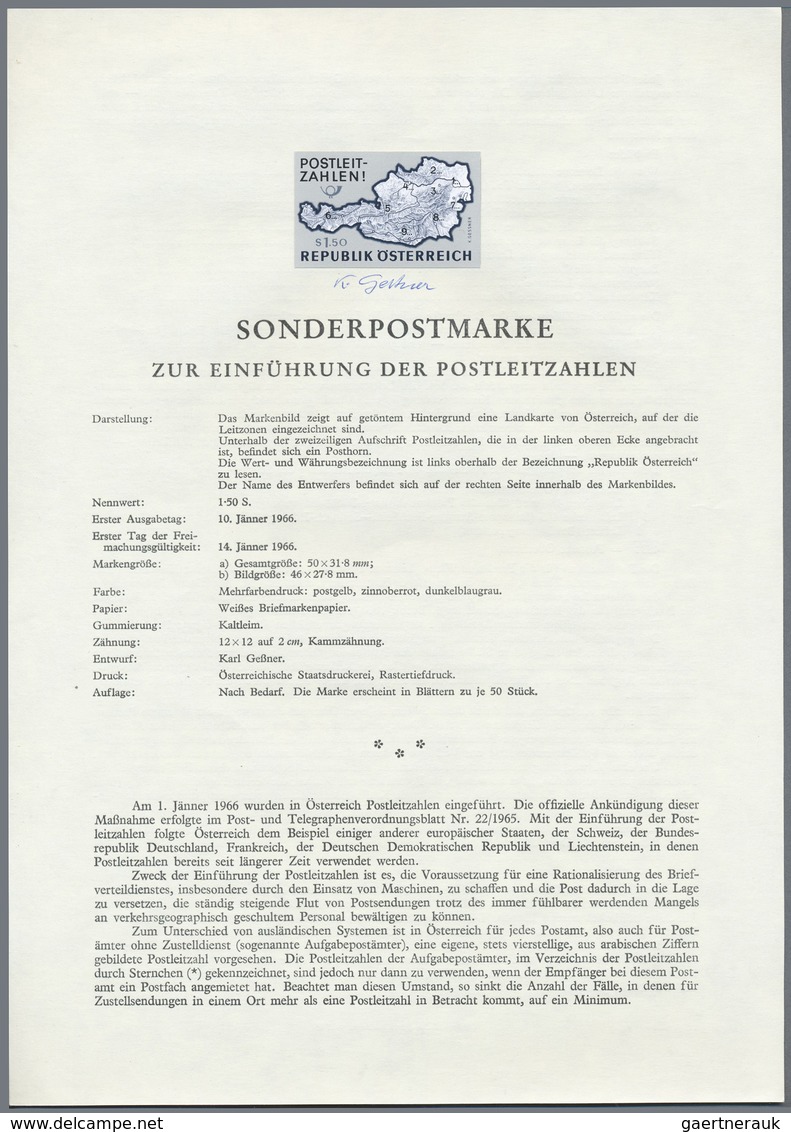 (*)/Br/ Österreich: 1961/1991, Aus Dem Nachlass Des Entwerfers Karl Gessner, Der Etliche Marken Für Österrei - Neufs