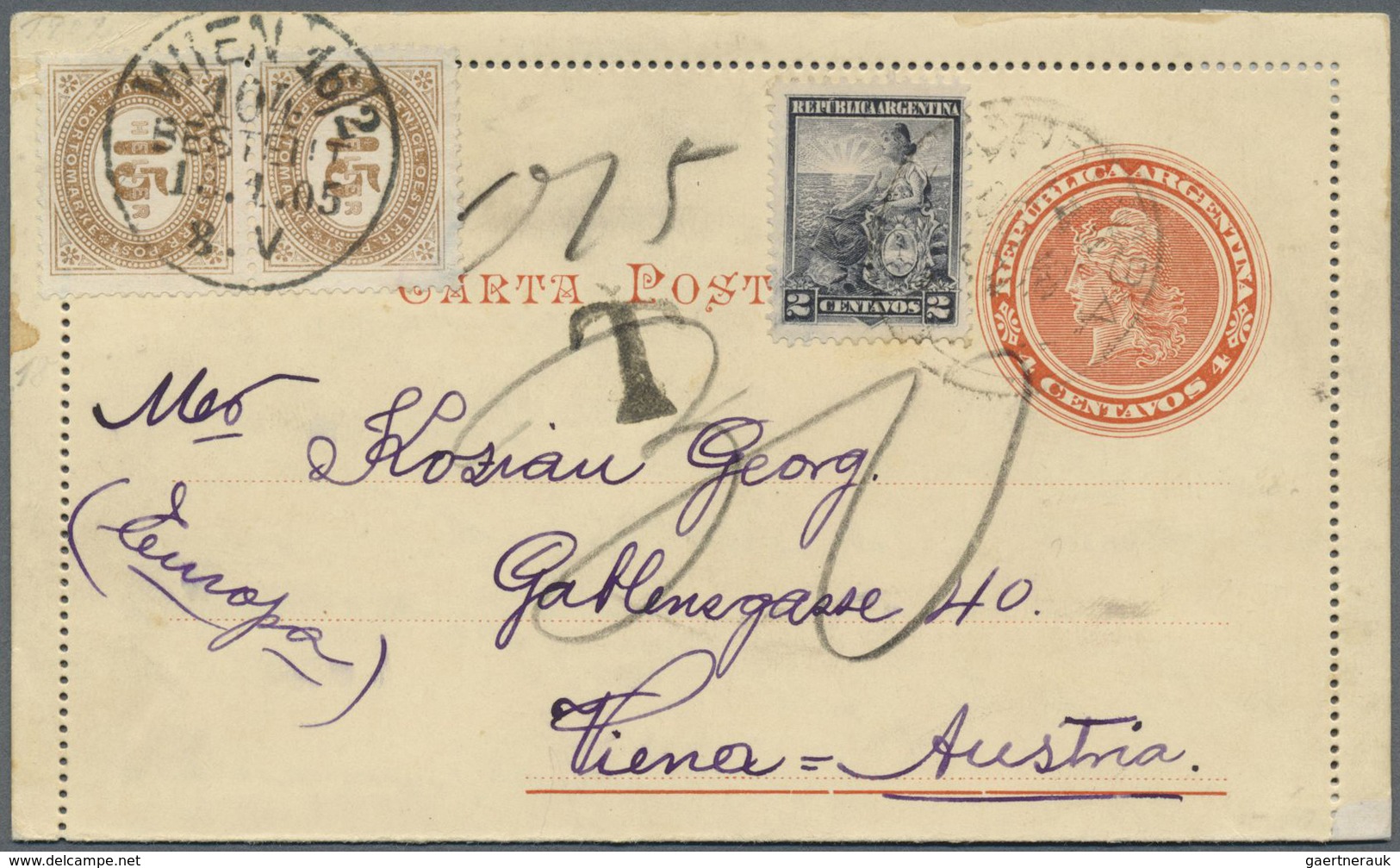 Br/GA/ Österreich - Portomarken: 1900/1918, Sammlung Von Ca. 115 Belegen Mit Portomarken Und Den Verschiede - Taxe
