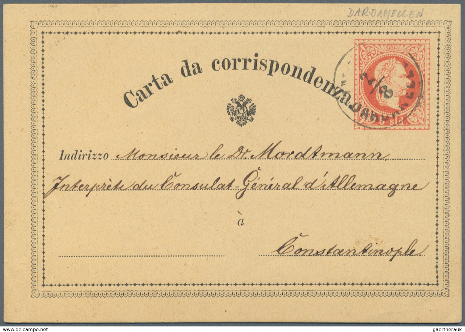 Br/GA Österreichische Post In Der Levante: 1866/1918, 22 Belege Ohne Constantinpel Und Smyrna, Dabei U. A. - Levant Autrichien